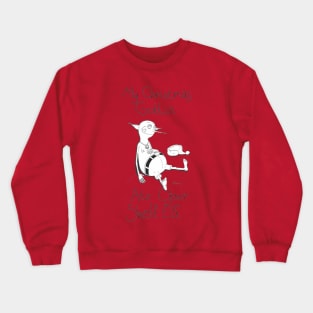 Christmas Goblin b&w Crewneck Sweatshirt